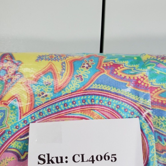 Lauren Ralph Lauren Women Tunic Shirt Size Large Button Up Paisley Casual Travel - Picture 11 of 11